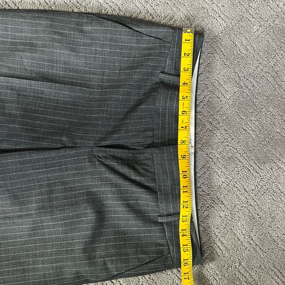 Banana Republic Martin Fit Wool Dress Pants Size 8 Gray - Picture 6 of 12